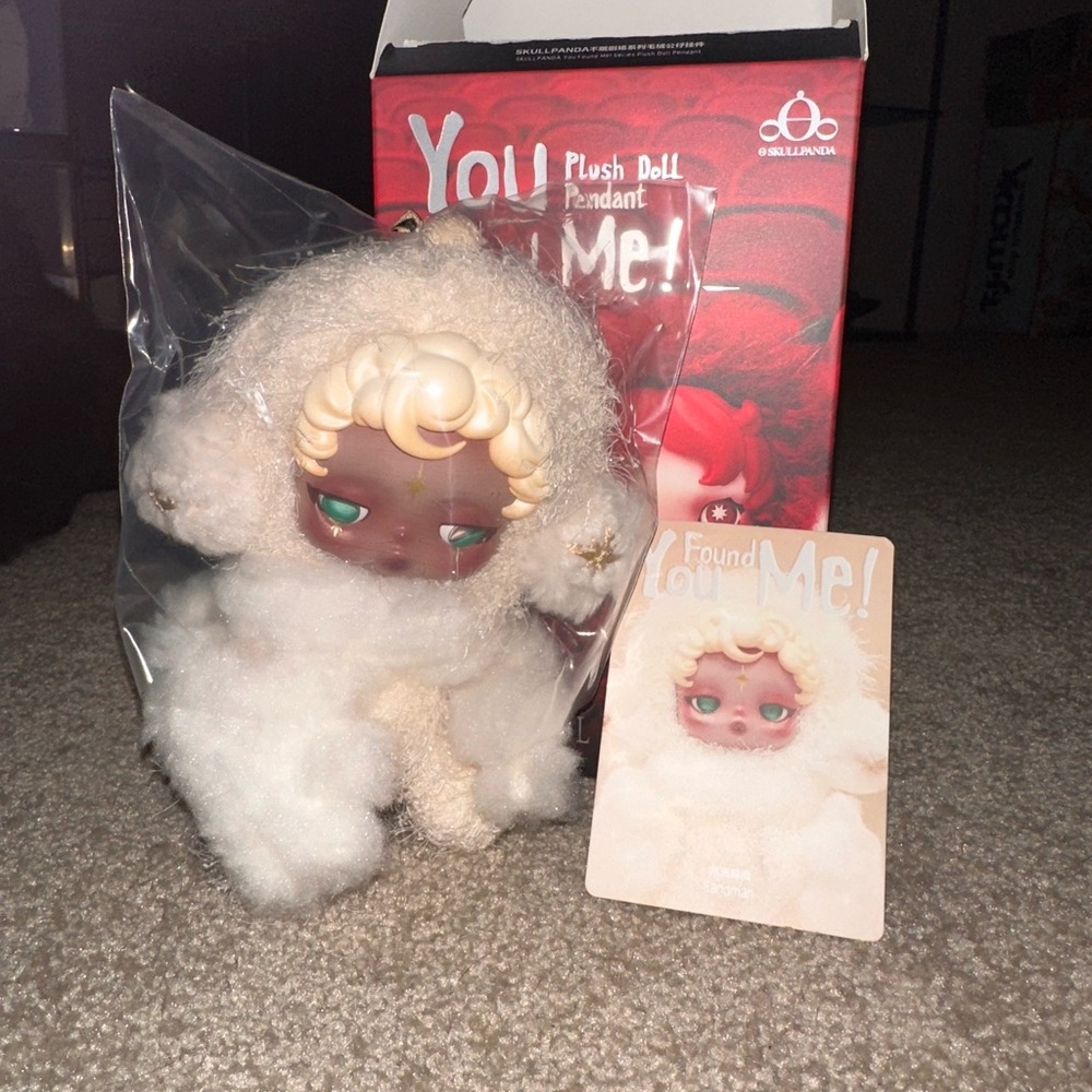 Skullpanda Plush Doll Pendant - Sandman